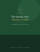 Quarter Acre Planning Toolkit